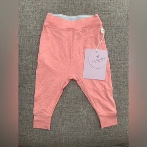Loulou Lollipop, baby tencel pants, heather pink, size 3-6 months, nwt